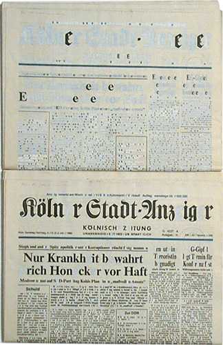 1989, 1989, Zeitung Set E